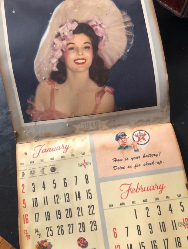 Calendar found in 205 kitchen